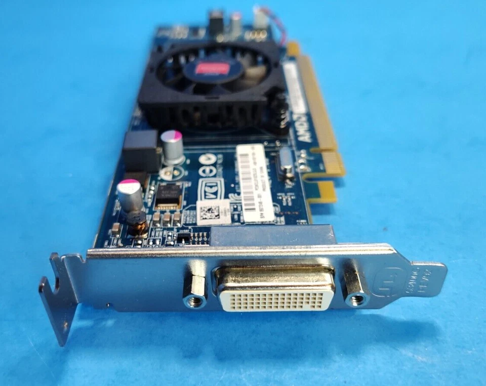AMD Radeon HD 6350 512MB DDR3 DMS59 Low Profile PCI-ex Video Card HP 697246-001 - Image 2 of 3