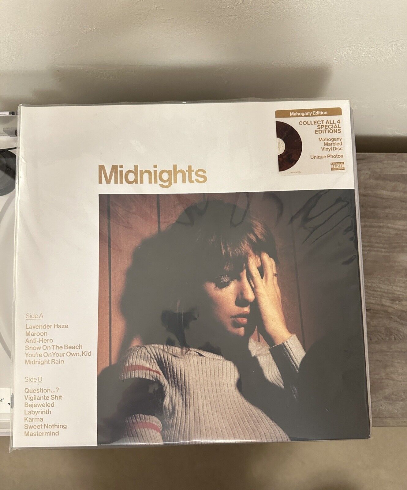 Taylor Swift Midnights Vinyl Mahogany Variant