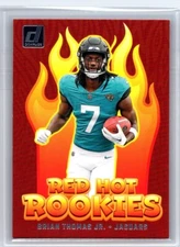 2024 Panini Donruss Brian Thomas Jr. Red Hot Rookies #RHR-BTJ Jacksonville Jags