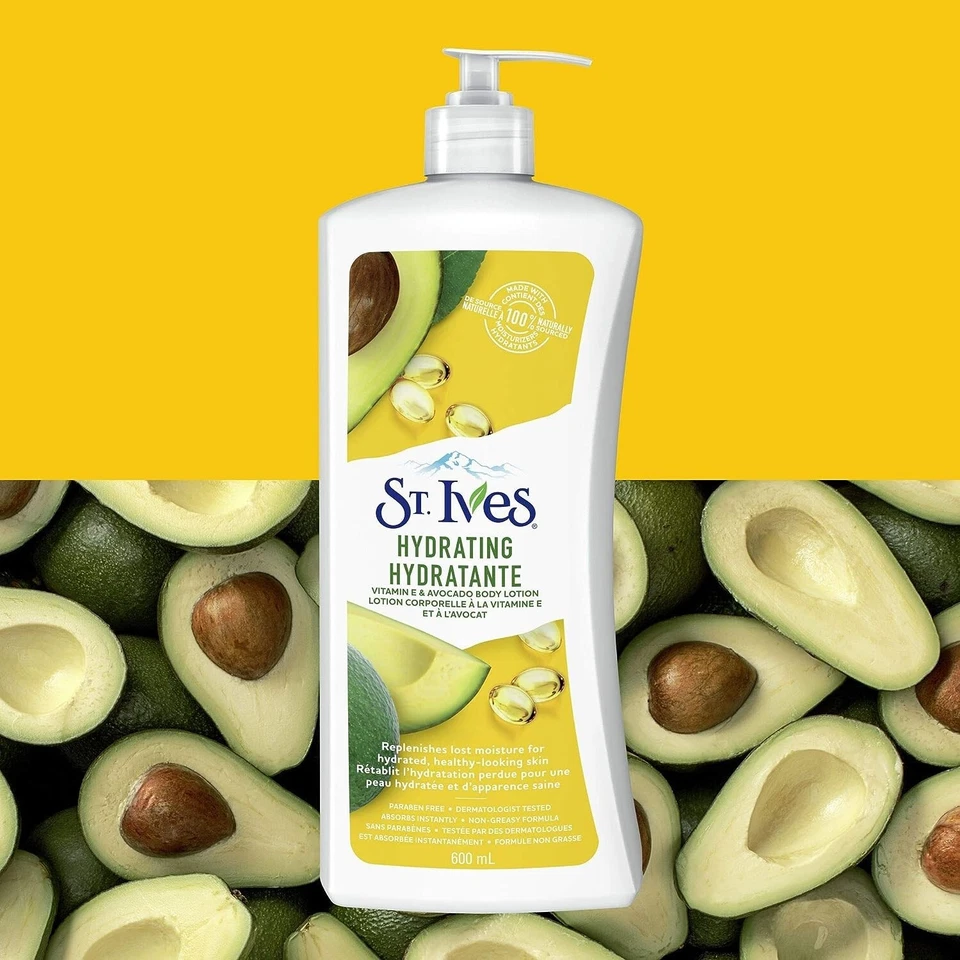 QTY:2), St Ives Vitamin E & Avocado Body Lotion, 600 mL, FRESH - Image 4 of 4
