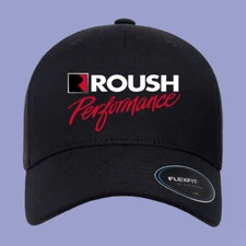Roush Performance Racing Black Hat Twill Hat Baseball Cap Size S/M & L/XL