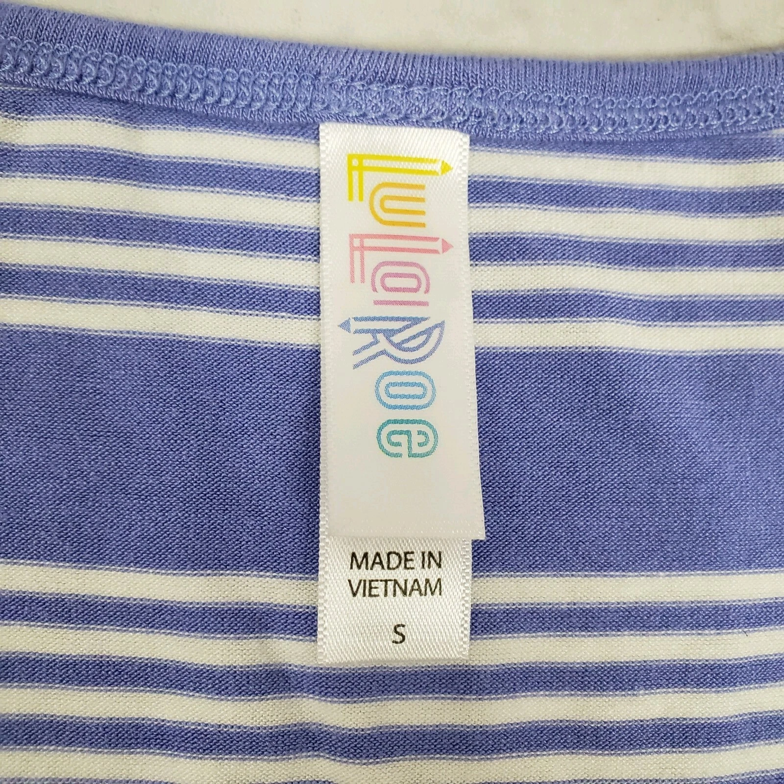 lularoe tunic short sleeve striped tee shirt