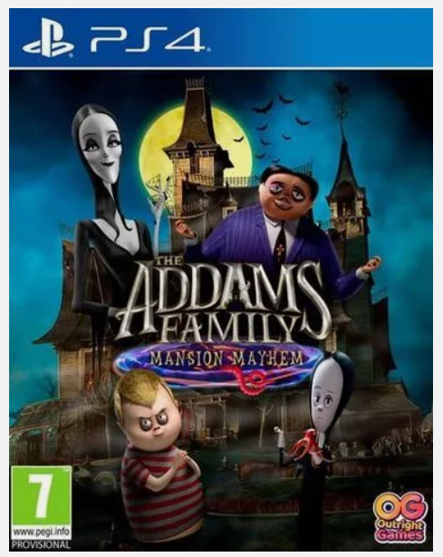 The Addams Family Mansion Mayhem PS4 | Excellent Condition PS5 Compatible