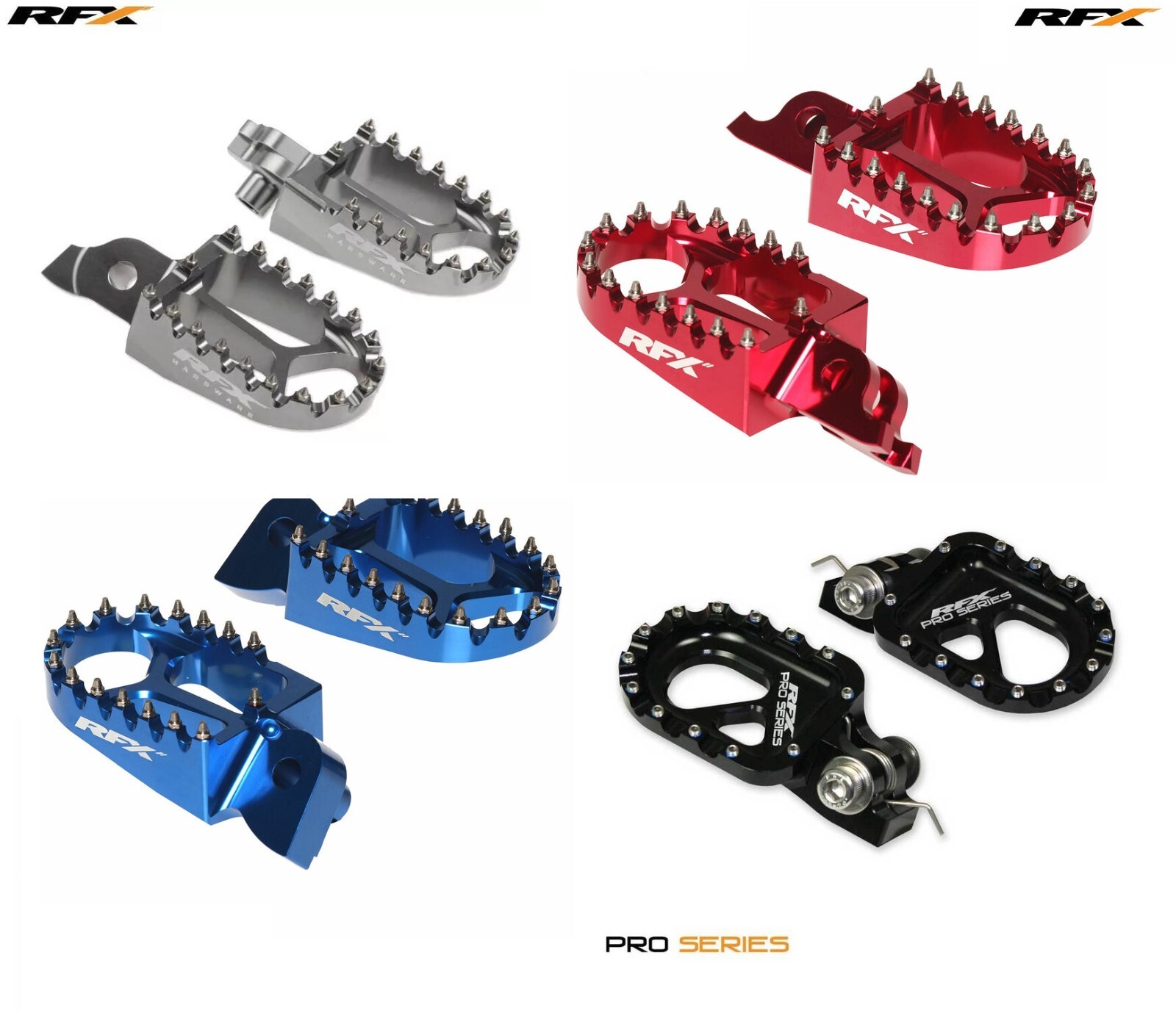 Repose-pieds RFX CNC Pro Beta Evo 125 pour vos sorties trial en forêt