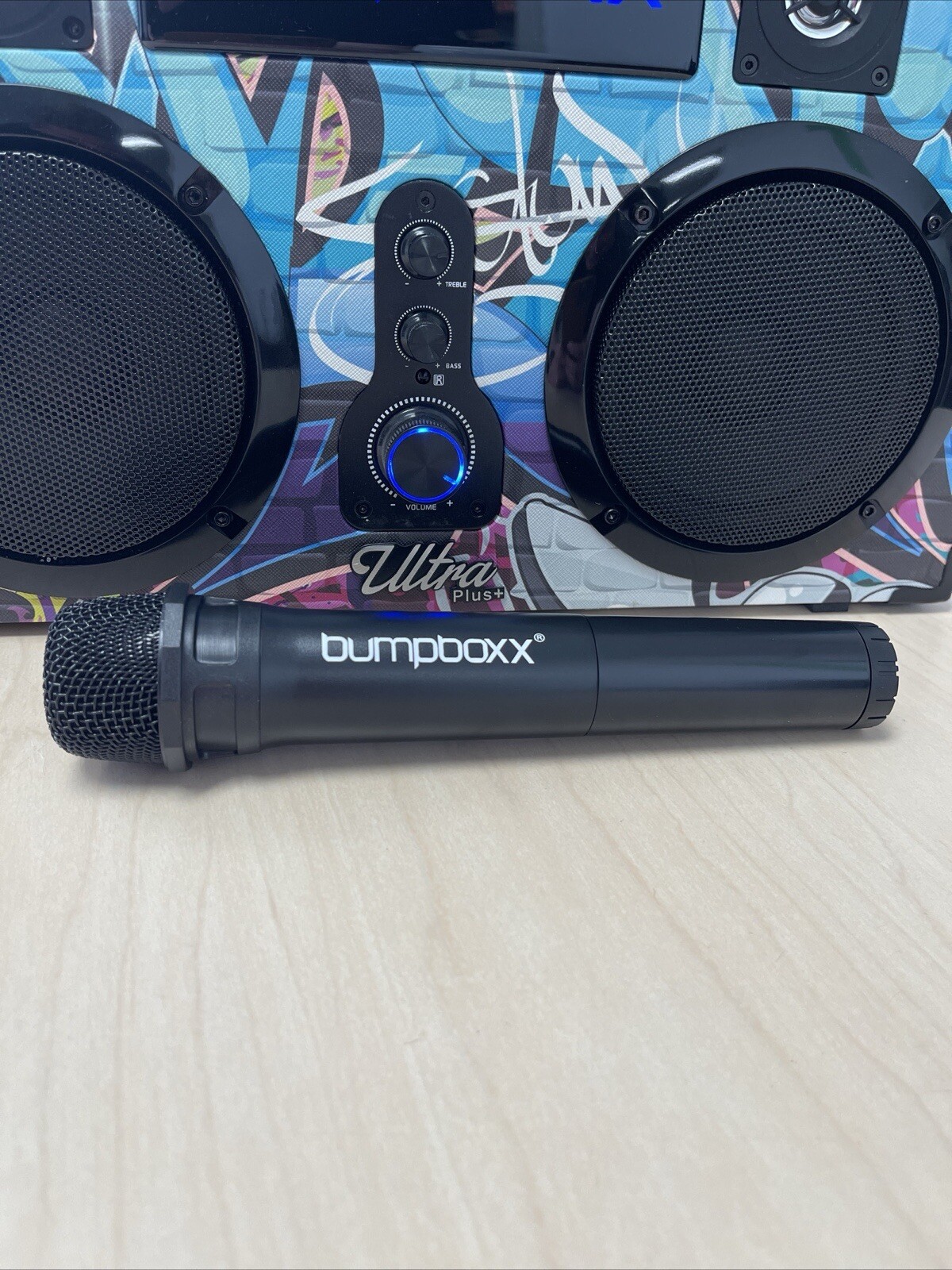 Bumpboxx Ultra Plus+ Bluetooth Speaker Boombox (Wireless Microphone