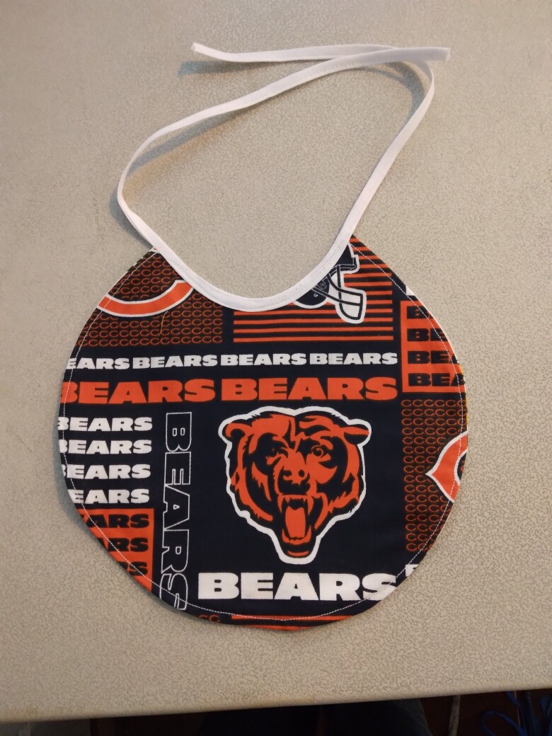 Reversible Infant Bib Green Bay Packers and Chicago Bears 243447