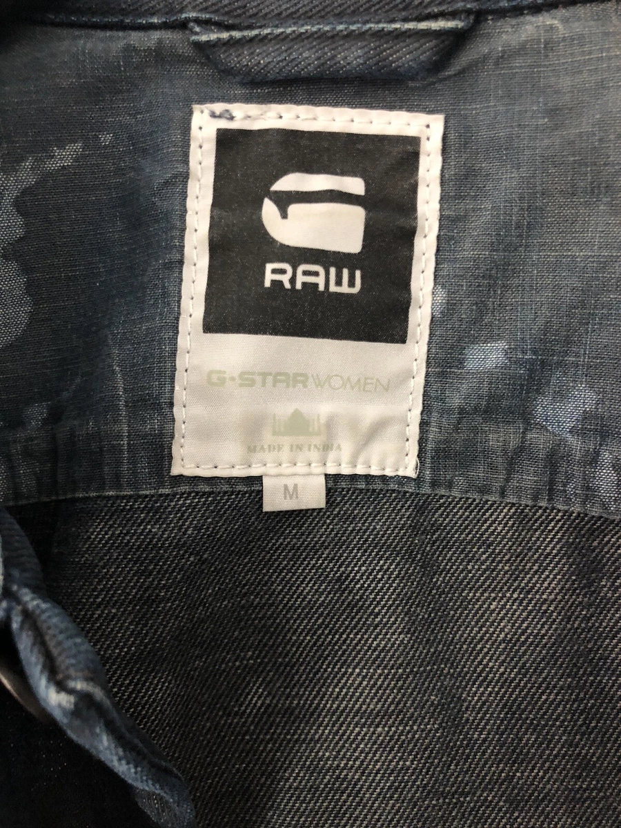 G Star Raw Womens Size M SLIM TAILOR VINTAGE Denim Jacket