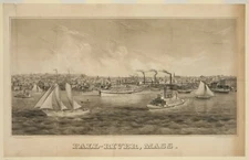 8" x 10"  1870 Photo Fall-River, Mass