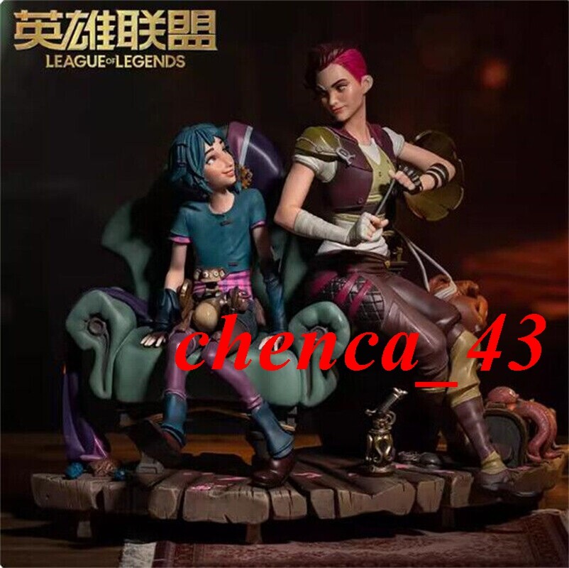 1/6 Official LOL Arcane League of Legends Vi & Jinx Figure Model