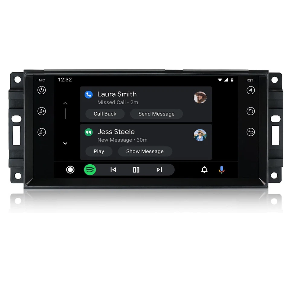 Para 2008 2009 2010 11 Jeep Liberty Android 13 Coche Estéreo Radio GPS Navegación Carplay Foto 4 de 4