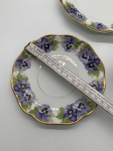Rosenthal Teetasse Kaffeetasse Chrysantheme Viktoria Luise Stiefmütterchen - Bild 7 von 9