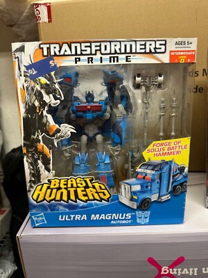 Transformers Prime Beast Hunters ULTRA MAGNUS Voyager-Klasse. Fabrik versiegelt.