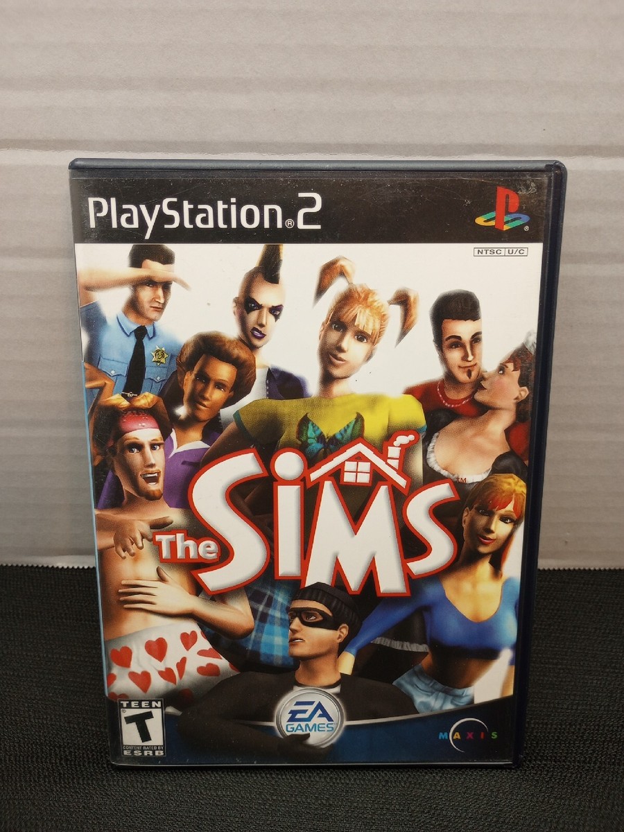 The Sims ORIGINAL (Sony Playstation 2) PS2 Complete Blue Disc OG