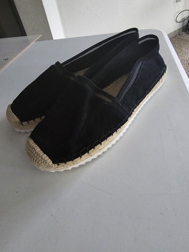 Karl Lagerfeld Paris Espadrilles Loafers 9M Women Black Comfort Shoes New - Picture 13 of 16
