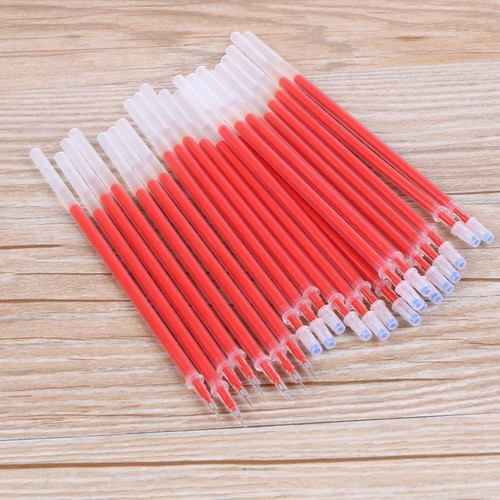 Ballpoint Pen Refills Gel Black Ink Refill Writing NICE Pens 0.5mm BEST Z3H3