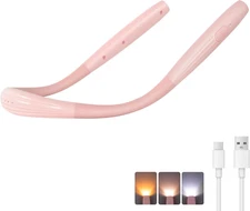 Upgraded LED Neck Reading Light, Book Light, Rechargeable, 3 Colors & 3 Brightne