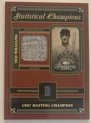 Ted WILLIAMS 2004 Donruss Timeless Treasures Jersey Relic #SC-5 14/25 Red Sox