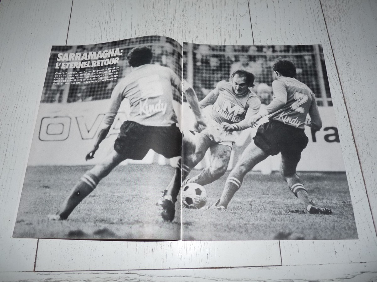 FOOTBALL ONZE SPÉCIAL ST-ETIENNE n°13 03/1977 SARRAMAGNA