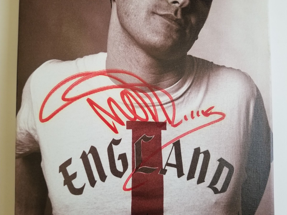 Morrissey England Canvas SIGNED Autographed Portrait The Smiths