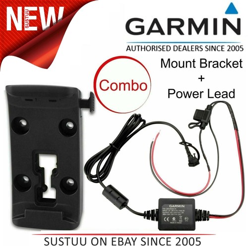 Garmin Motorcycle Mount Bracket Holder+Power Cable│Zumo 350 390 395LM