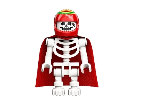Lego Douglas Elton El Fuego 70435 Skeleton with Cape Hidden Side