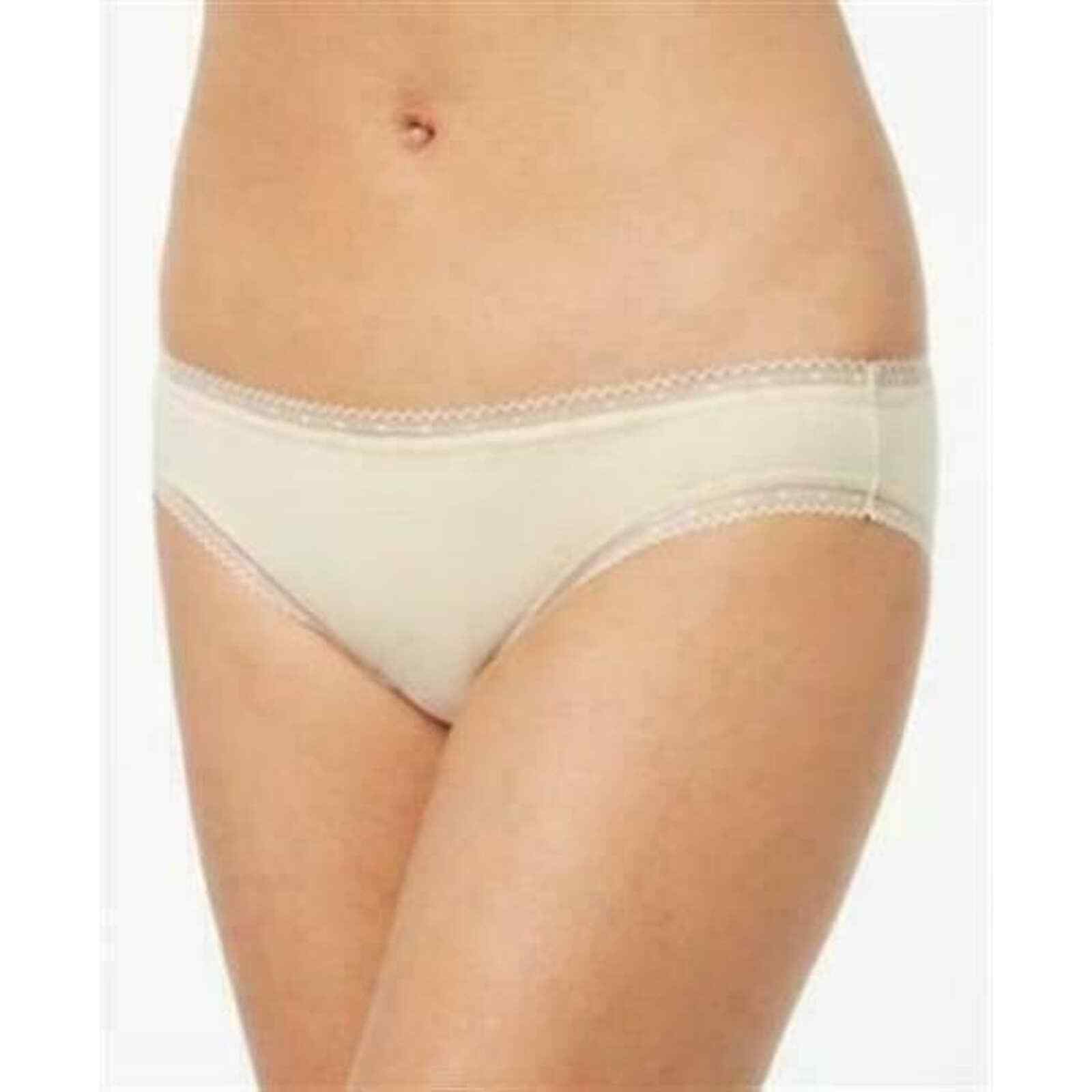 COTTON THONG IN ALMOND main image 1