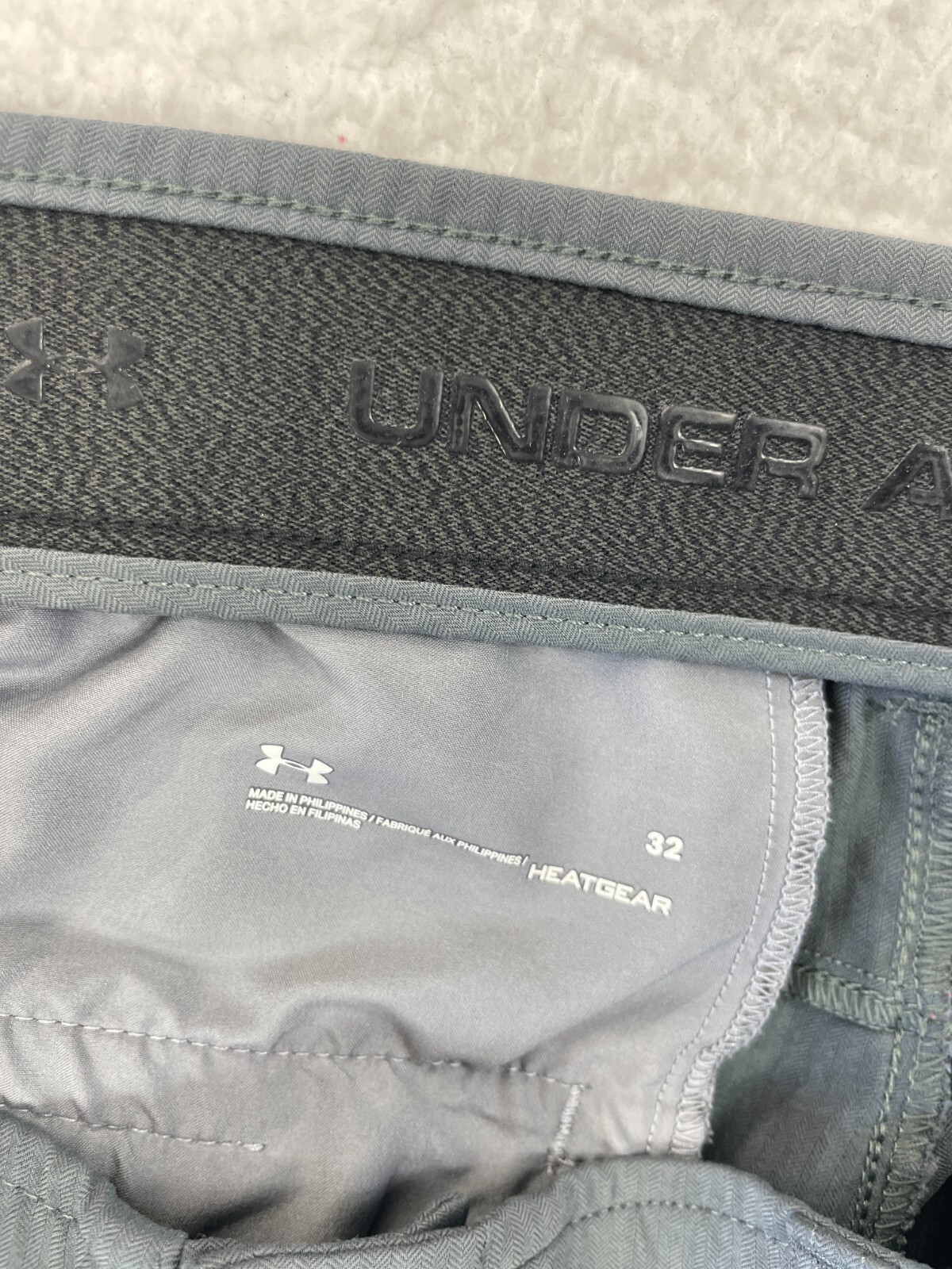 Under Armour Golf Shorts Men’s 32 Blue HeatGear Performance Flat Front Stretch thumbnail 7