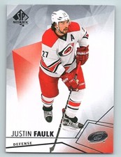 2015-16 SP Authentic #33 JUSTIN FAULK Carolina Hurricanes
