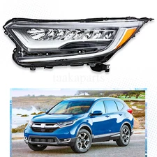 Full LED Headlight Headlamp LH Left Driver For 2017-2021 2022 Honda CRV CR-V