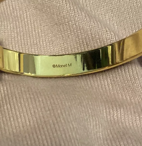 Monet m gold bracelet deals