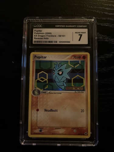 Pokémon TCG Pupitar EX Dragon Frontiers 58/101 Regular Common - Picture 1 of 2