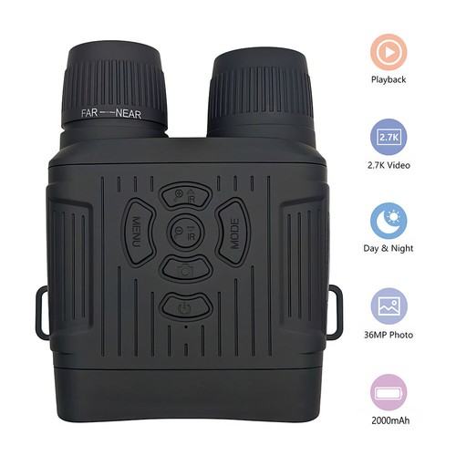 2.7K 36MP Infrared Night Vision Goggles 3'' HD Screen Binoculars Video Recording - Picture 11 of 24