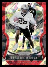 2019 Panini Prizm #188 Latavius Murray RED ICE New Orleans Saints