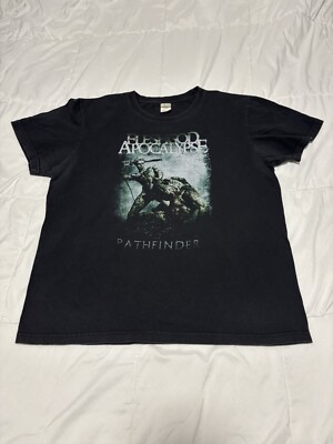 2013 Fleshgod Apocalypse Band Logo T-Shirt Size XXL Pathfinder Tech Death Metal