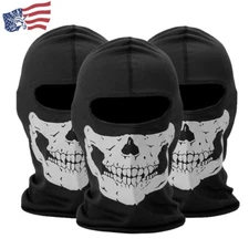 Balaclava Full Face Mask Tactical Hood Headwear Ghosts Skull Mask for Men Women