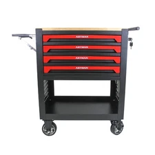 ARTMAN 2025 New locking removable 4-drawer tool trolley for workshop garage