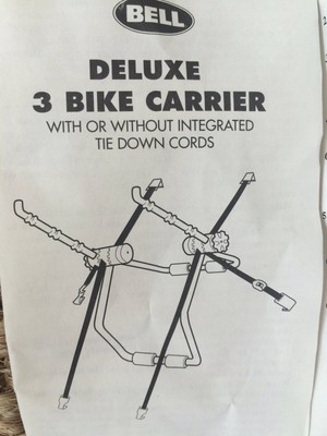bell deluxe 3 bike carrier
