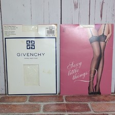Designer 90's Pantyhose Bundle Pair Givenchy Victoria's Secret Size C NEW