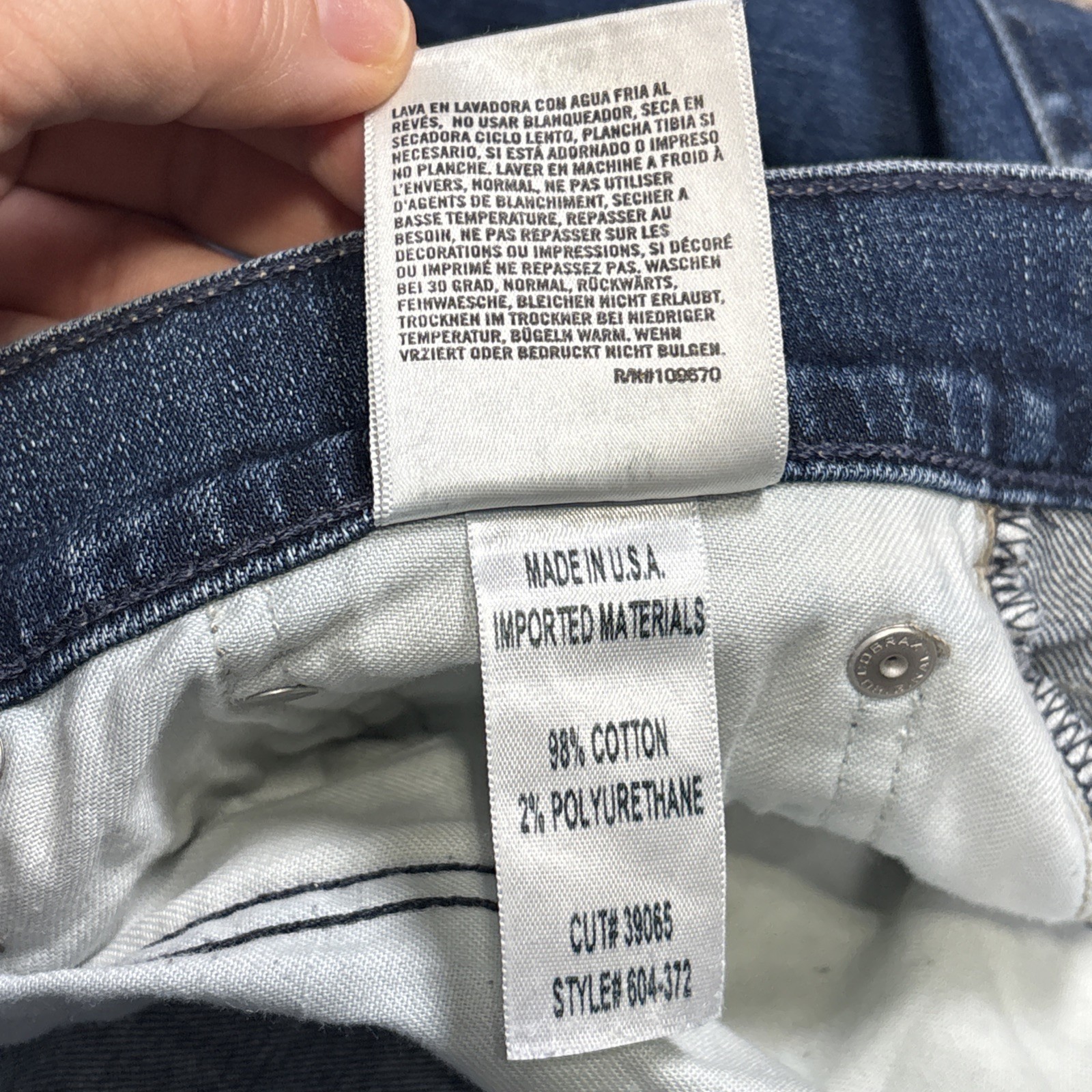 Mens Citizens of Humanity COH Man Jeans Sid Denim Straight Leg Sz 38 X 32 - View 7