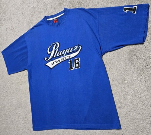 Vintage 90s Playerz 69 T Shirt Hip Hop Big Tee Era Shirt Men's XL Baggy Korea - Picture 8 of 13