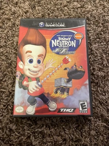 Jimmy Neutron: Jet Fusion (Nintendo GameCube, 2003) Complete With Manual