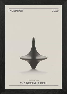 Inception 2010 Framed Wall Art Poster Canvas Print Picture