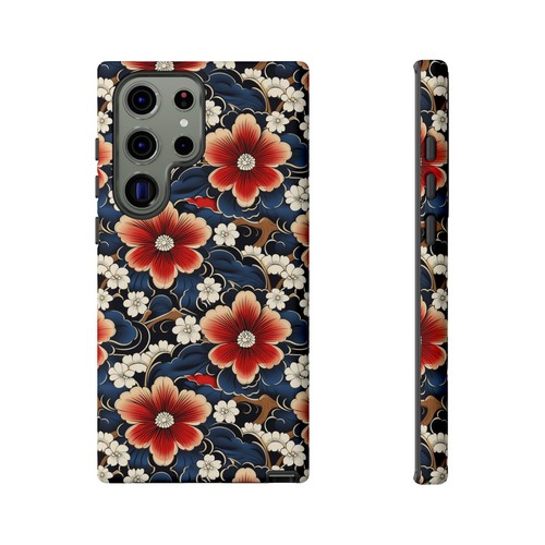 Japanese Floral Art - Tough Phone Case - iPhone, Galaxy, Google Pixel Models - 第 200/203 張圖片