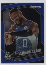 2024-25 Panini Prizm Black Blue Prizm 52/199 Damian Lillard #91 hs9