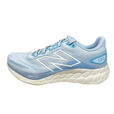 New Balance Women's Fresh Foam 680 V8 Running Shoes Size 7.5 Blue White Sneakers