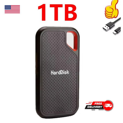 external hard drive 1TB High Speed Capacity Solid State Usb3.2 Laptop Mac And PC