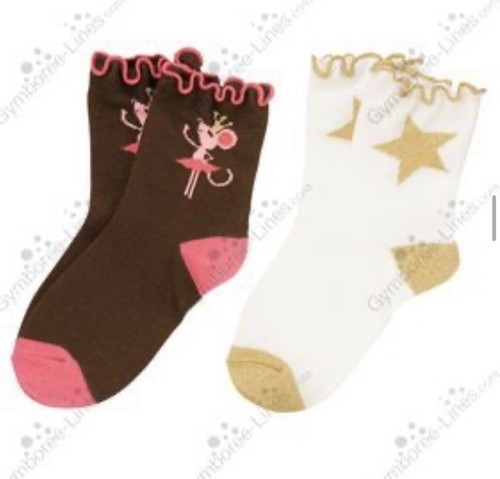 GYMBOREE~lot 2 Star Of The Show SOCKS~8 & Up NWT