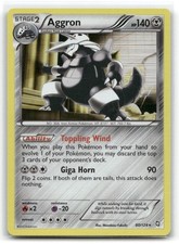 Aggron Holo Dragons Exalted 80/124 NM Pokemon