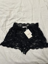 Rabanne x H&M UK6 US2 EU34 BLACK Lace shorts DESIGNER ONLINE EXCLUSIVE FAB BNWT
