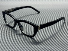 SAINT LAURENT SL M153 001 OPT Black Gold Women's 55 mm Medium Eyeglasses